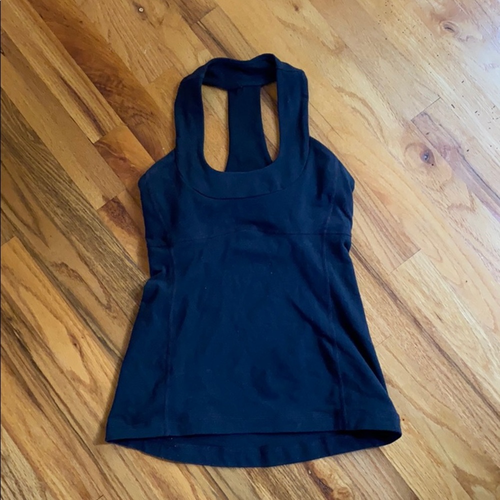 Black lululemon size 4 tank